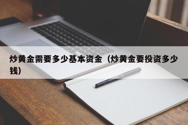 炒黄金需要多少基本资金（炒黄金要投资多少钱）